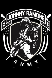 Johnny Ramone- Johnny Ramone Army (Playing Guitar) magnet