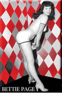 Bettie Page- Wall magnet