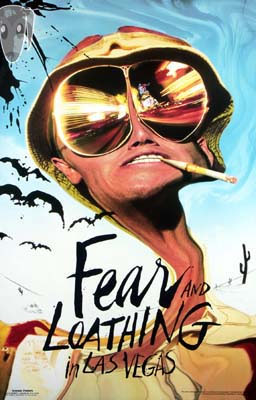 Fear And Loathing In Las Vegas- Depp Cartoon poster