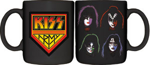 Kiss- Kiss Army & Faces coffee mug