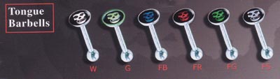 Show product details for Misfits Tongue Barbell- 10g (Sale price!)