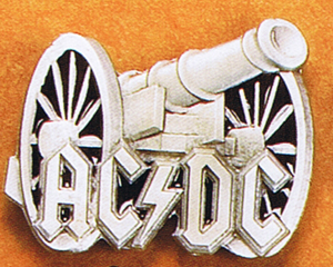 Show product details for AC/DC- Cannon belt buckle (bb404)