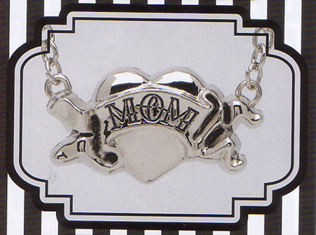Tattooed Mom Heart Pendant Necklace by Rock Rebel 