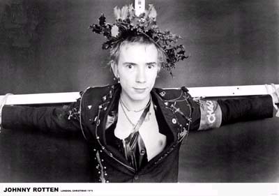 Johnny Rotten- London Xmas 1976 poster