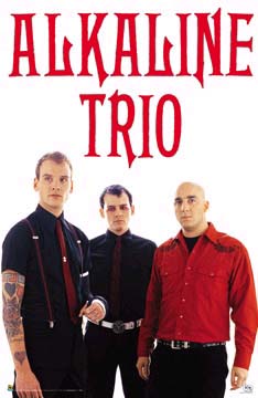 Alkaline Trio- Band Picture poster (A5)