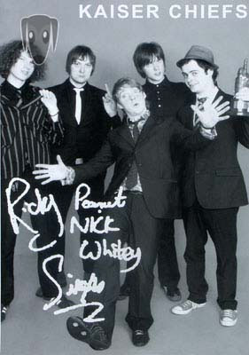 Kaiser Chiefs- Autographs poster 
