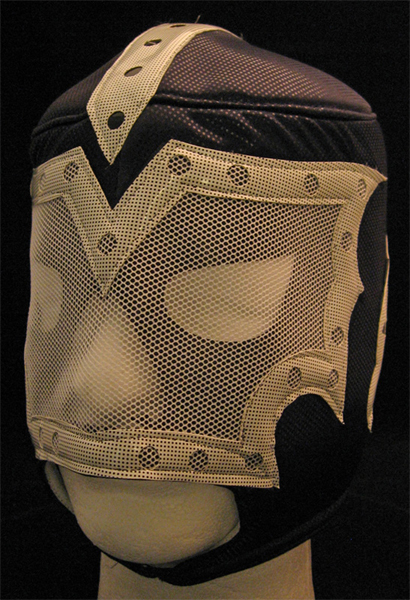 Lucha Libre Wrestling Mask- Mr. Niebla (Black/White)