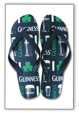 Guinness- Pints & Logos Flip Flops
