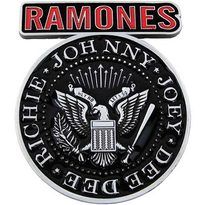 Ramones- Logo & Seal belt buckle (bb294)