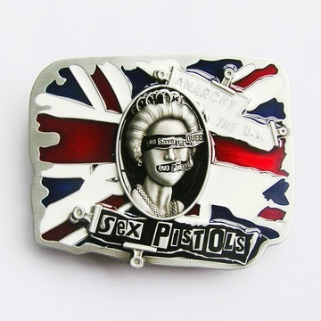 Sex Pistols- God Save The Queen belt buckle (bb298)