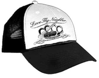 Show product details for Love Thy Neighbor Trucker Hat by Lucky Mule