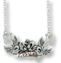 Love & Sparrows Necklace by Metal Mafia