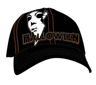 Halloween- Michael Myers on a black baseball hat