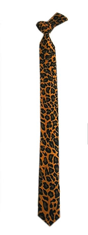 Skinny Tie- Leopard