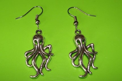 Octopus Dangling Earrings by Little Angels