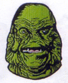 Creature From The Black Lagoon embroidered patch