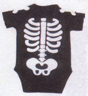 Skeleton Baby onesy
