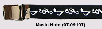 Show product details for GI Belt- Music Notes
