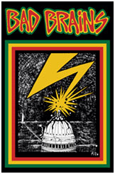 Bad Brains- Lightning Striking Capitol embroidered patch