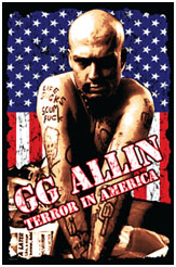 GG Allin- Terror In America poster (D15)