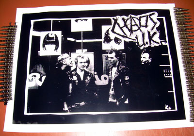 Chaos UK- Band Pic poster