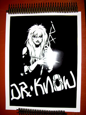 Dr. Know- Jungle Girl poster