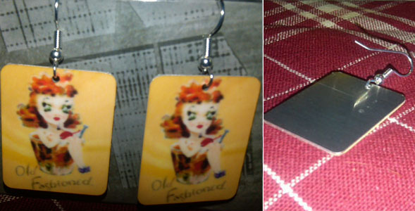 Dangle Earrings by Jim Spinx- Old Fashioned