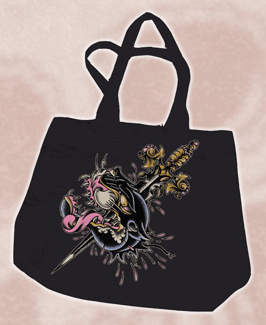 Show product details for Stabbed Panther Tote By Steady - SALE