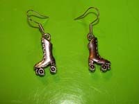 Roller Skate Dangling Earrings by Little Angels