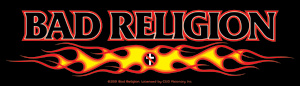 Bad Religion- Flame Logo sticker (st500)