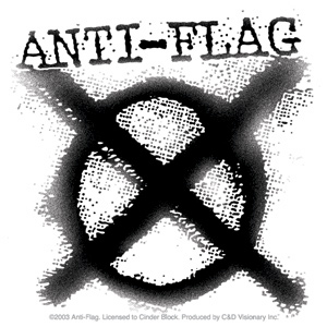 Anti Flag- X sticker (st515)