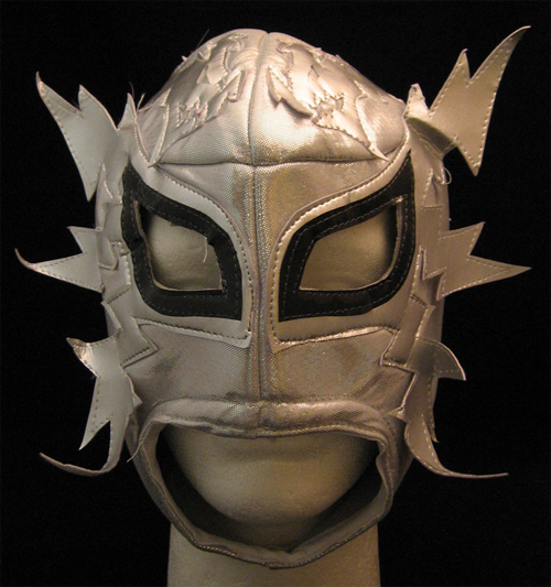 Lucha Libre Wrestling Mask- Silver Strong