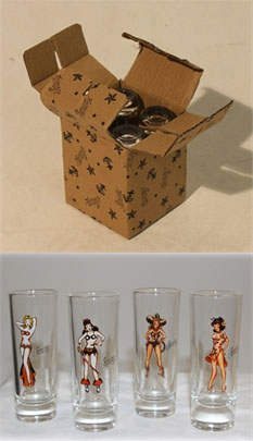 Cordial Glass Set by Sailor Jerry