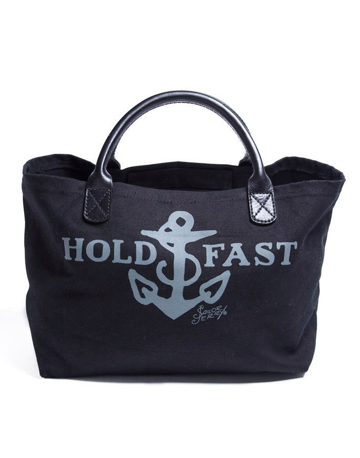 Hold Fast Canvas & Leather Tote Bag by Sailor Jerry 