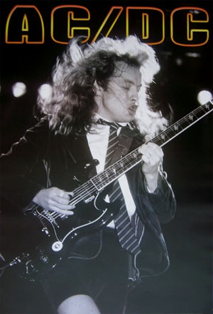 AC/DC- Angus Young poster (D14)