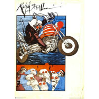 Motorcycle (Ralph Steadman Art) poster