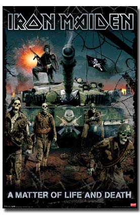 Iron Maiden- A Matter of Life And Death poster (a12)