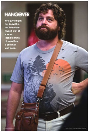 Hangover- Wolfpack Quote poster