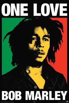 Bob Marley- One Love poster 