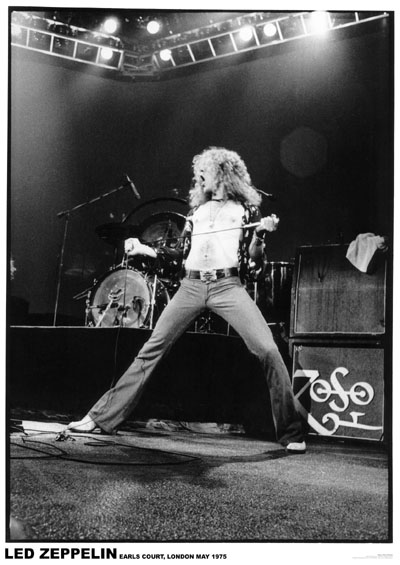 Led Zeppelin- Robert Plant Live poster