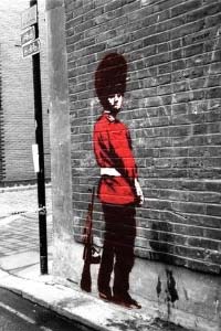 Banksy- Queen's Guard poster (D8)