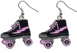 Earrings by Sourpuss- Roller Skates (Pink) - SALE