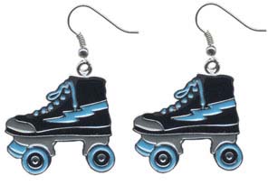 Earrings by Sourpuss- Roller Skates (Blue) - SALE