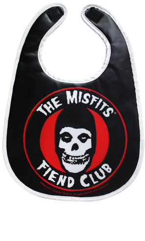 Misfits- Fiend Club vinyl bib by Sourpuss