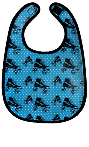 Skates & Dots Bib by Sourpuss
