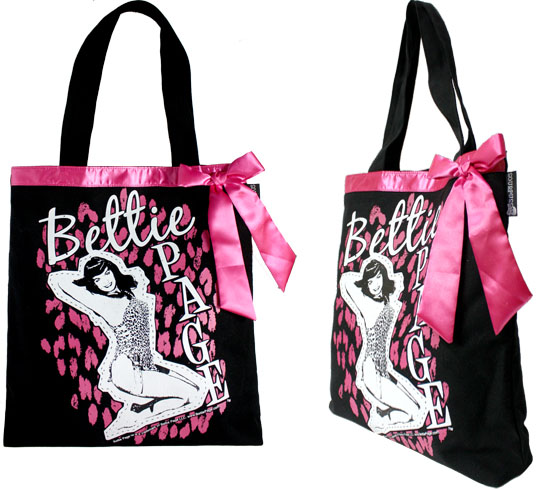 Bettie Page Tote Bag by Sourpuss - SALE