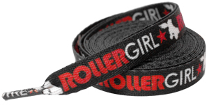 Roller Girl (Black/Red) shoe/roller skate laces by Sourpuss - SALE