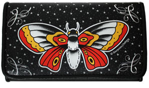 Deadly Moth Wallet by Sourpuss