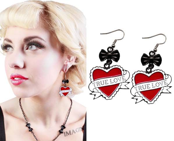 Earrings by Sourpuss- True Love - SALE