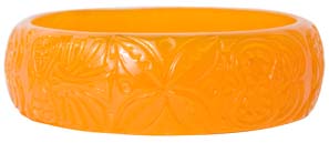 Tiki Bracelet by Sourpuss- Orange - SALE
